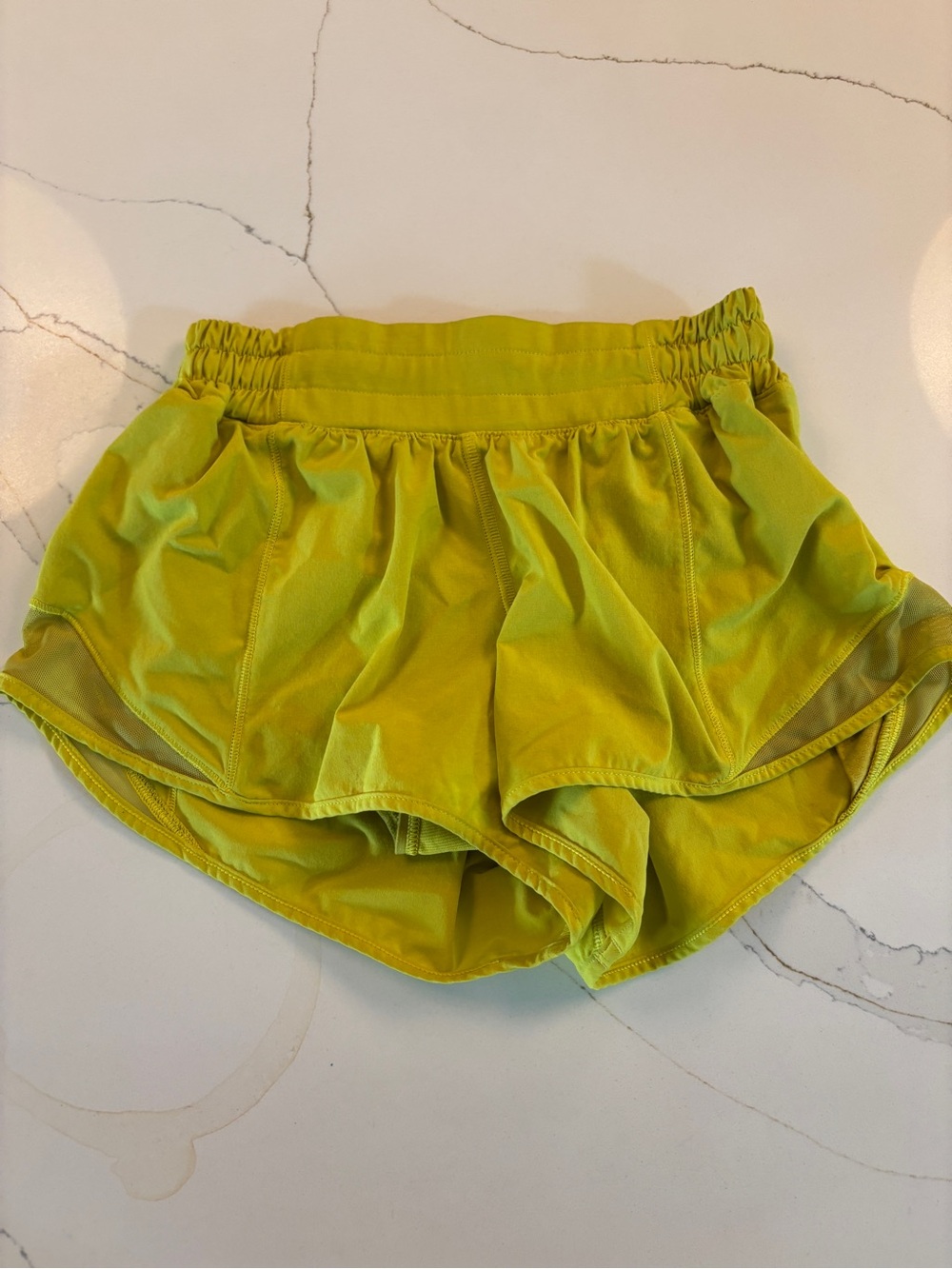 lululemon athletica Bright Lime Running Shorts